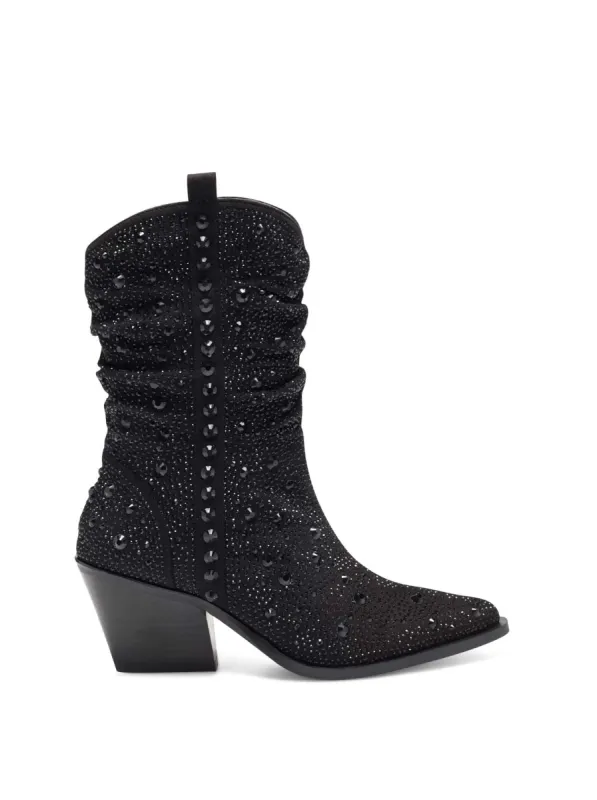 Zellya Western Bootie in Black sold by Jessica Simpson