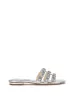 Detta Rhinestone Band Sandal in Silver sold by Jessica Simpson