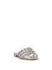 Detta Rhinestone Band Sandal in Silver sold by Jessica Simpson