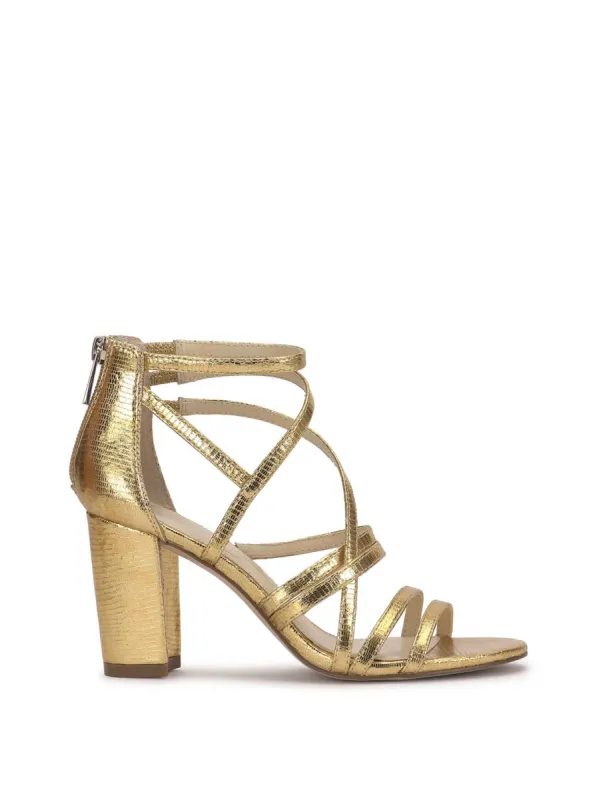 Stassey Sandal in Sunset Gold sold by Jessica Simpson