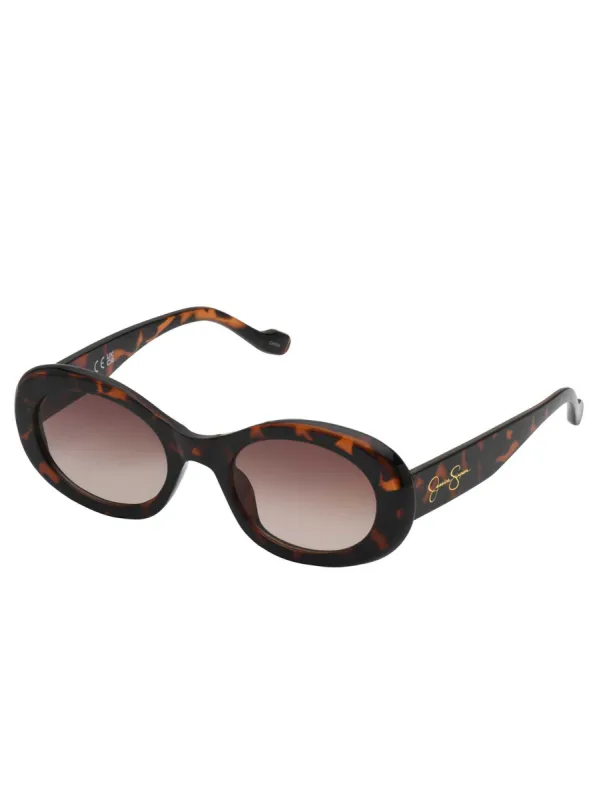 Iconic Vintage Oval Sunglasses in Tortoise sold by Jessica Simpson