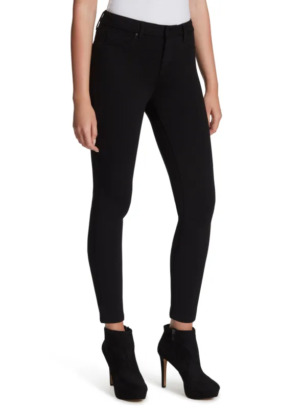 Kiss Me Skinny Jeans in Black Ponte sold by Jessica Simpson