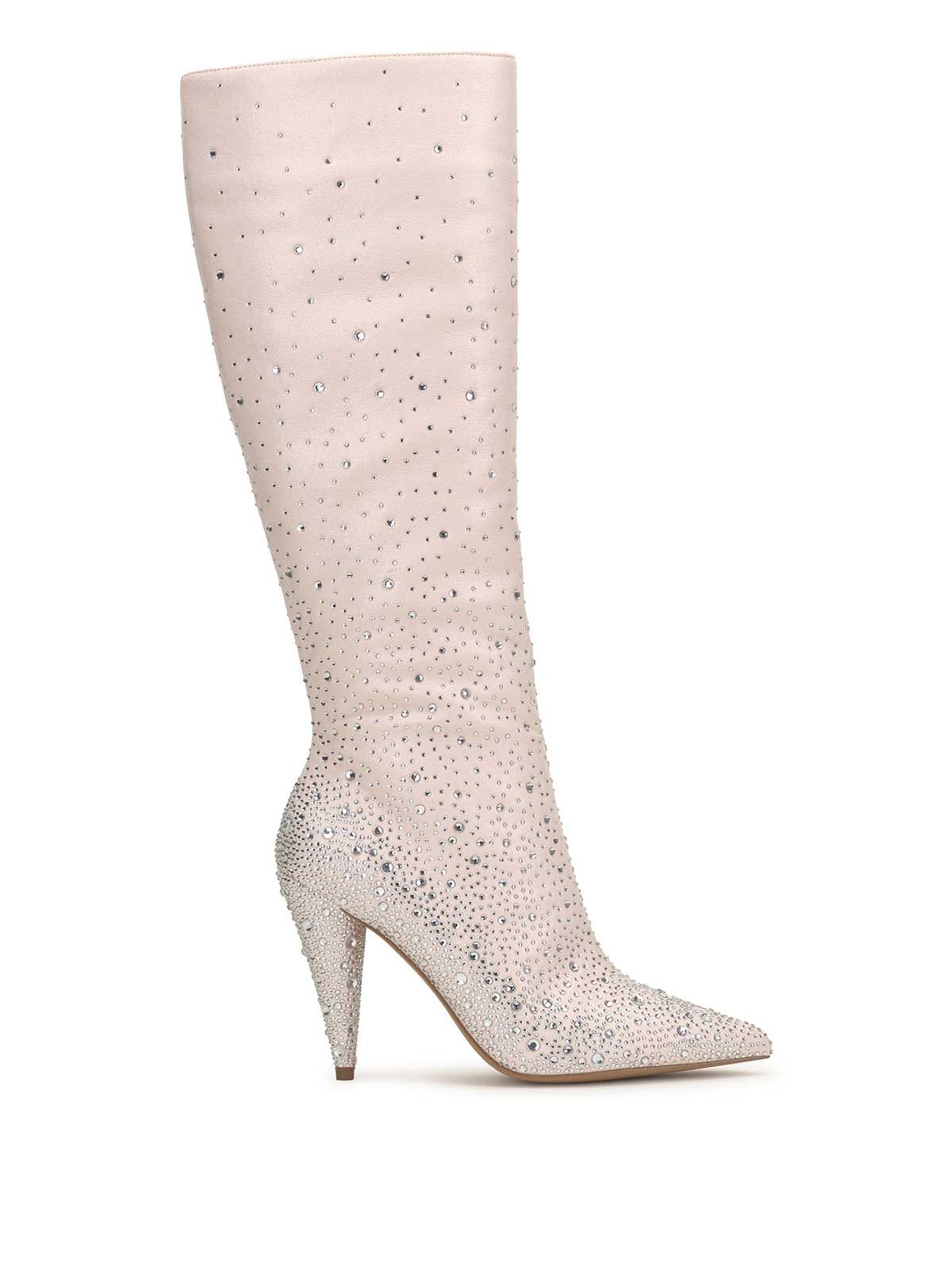 Maryeli Embellished Boot in Chalk sold by Jessica Simpson