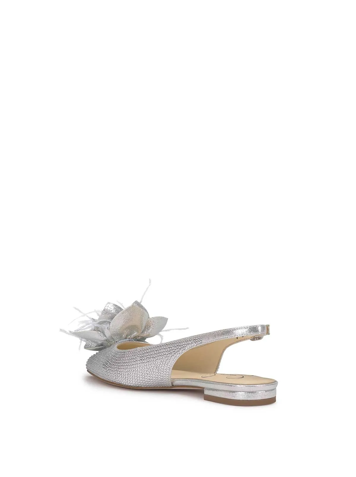 Evito Sling Back Ballet Flat in Silver sold by Jessica Simpson product image thumbnail 3