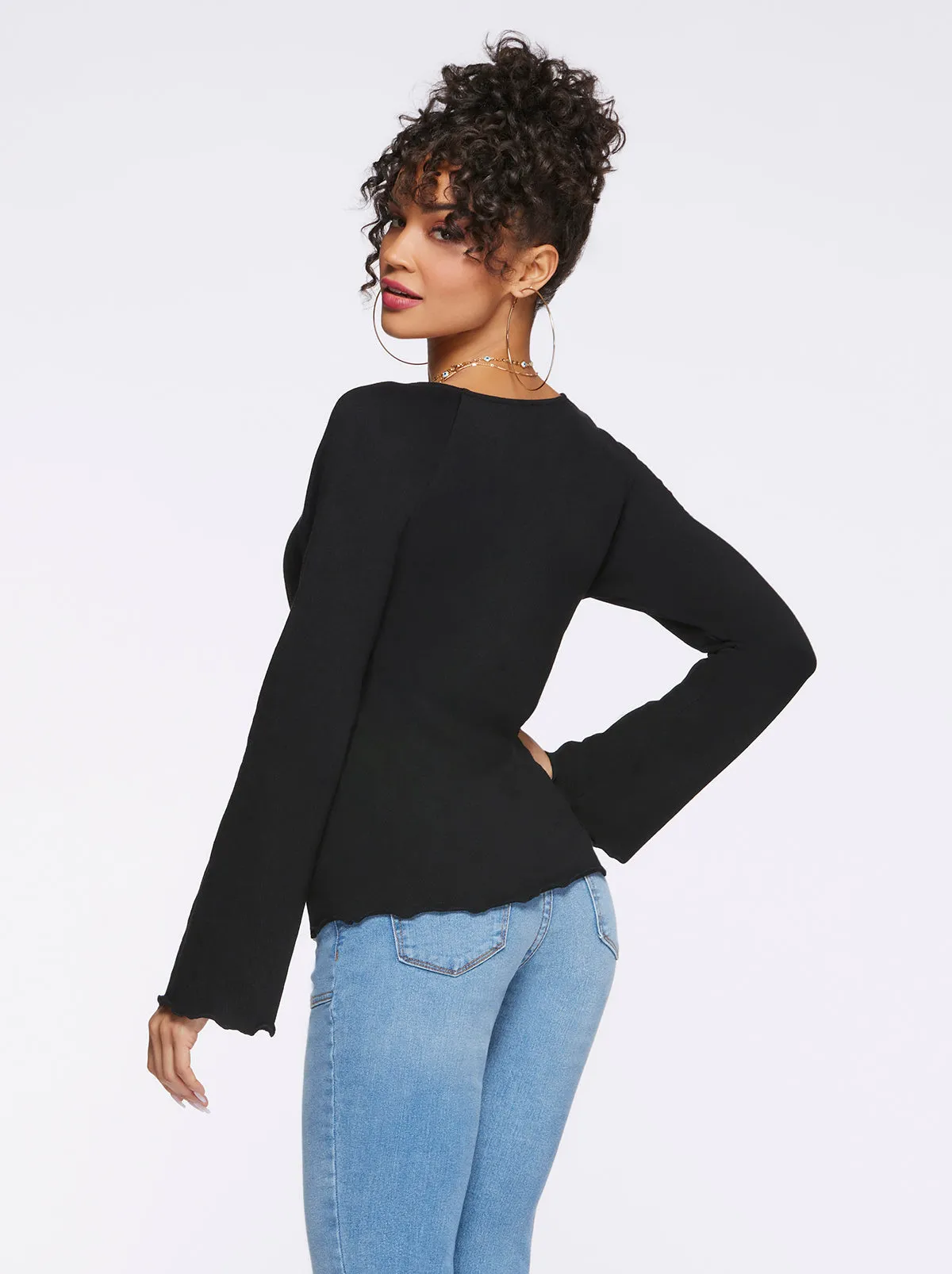 Rori Top in Black sold by Jessica Simpson product image thumbnail 3