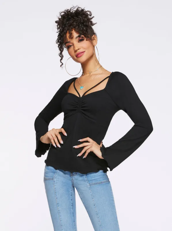 Rori Top in Black sold by Jessica Simpson
