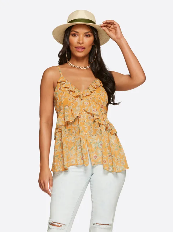 Zoey Cami in Southern Beauties Mini sold by Jessica Simpson