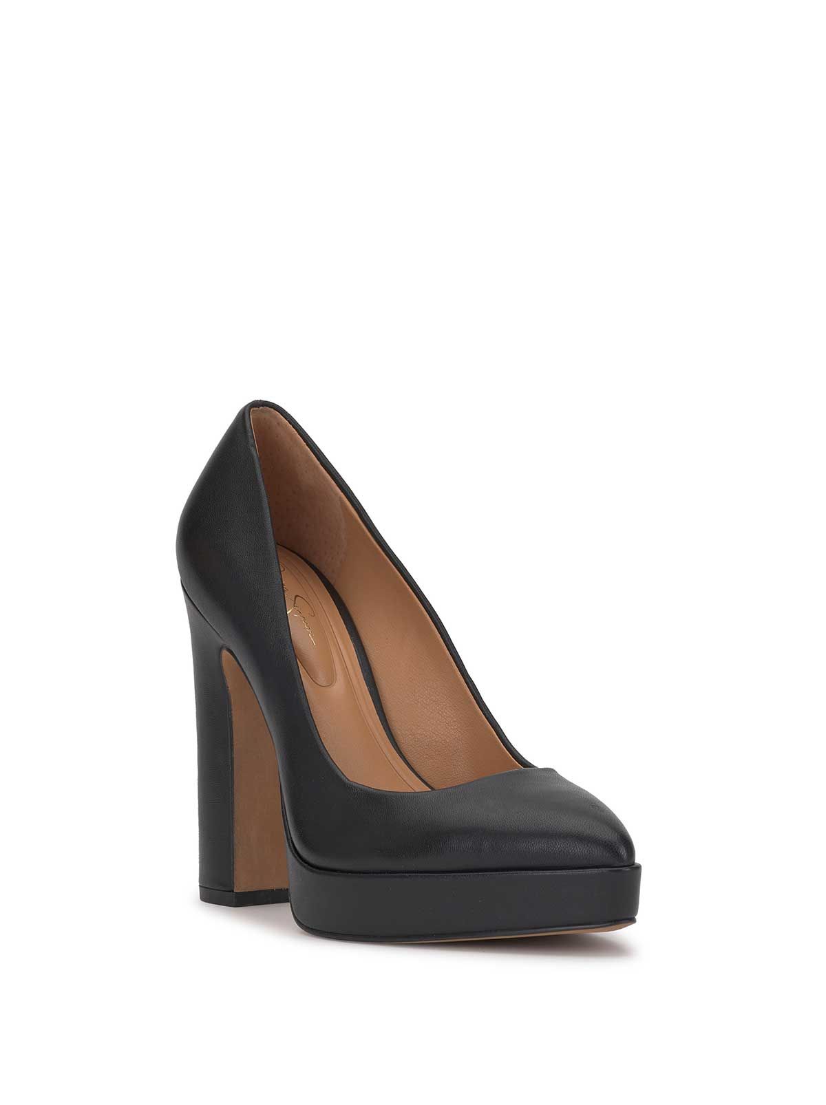 Glynis Platform Pump in Black Silk sold by Jessica Simpson product image thumbnail 4