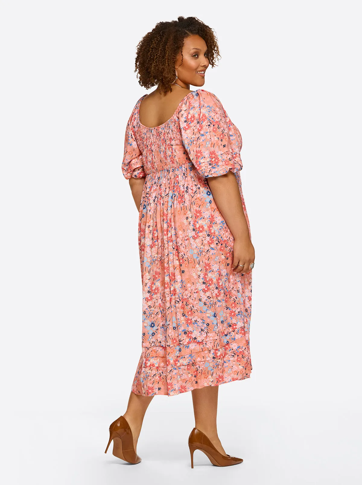 Simona Dress in Blooming Pasture sold by Jessica Simpson product image thumbnail 4