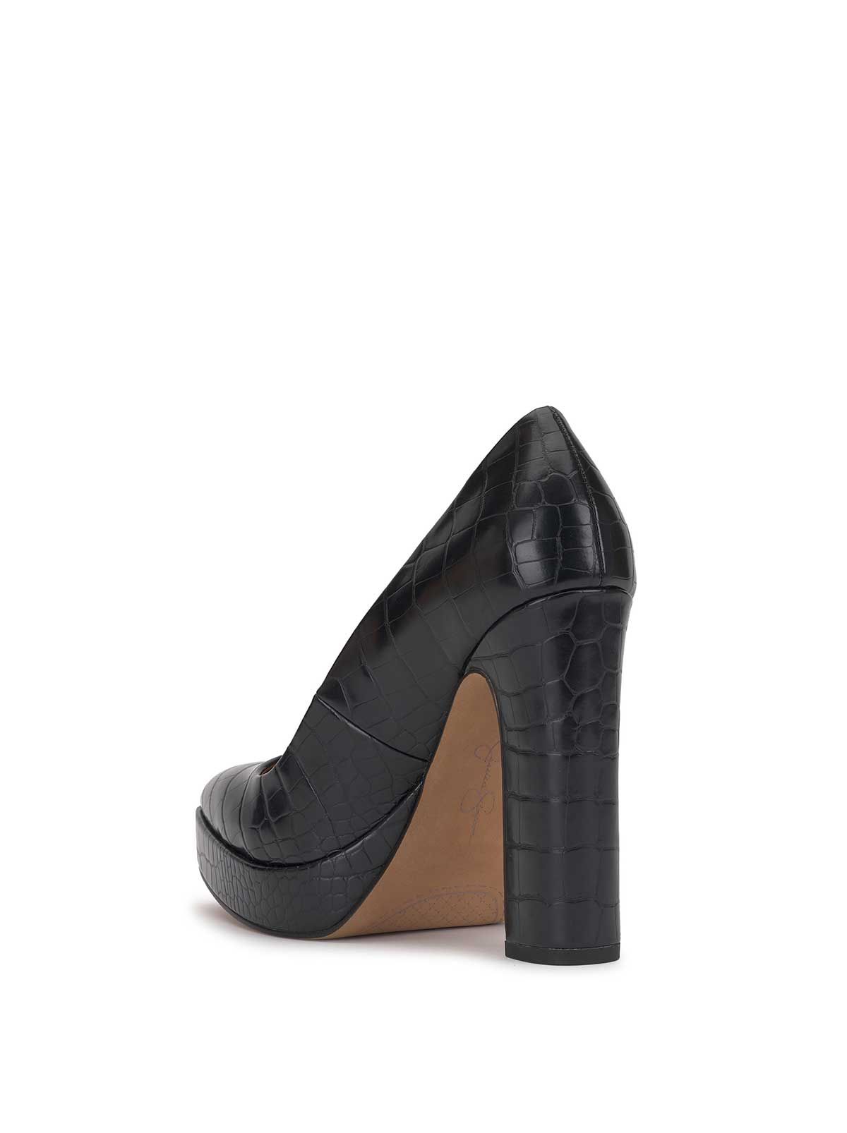 Glynis Platform Pump in Black Croco sold by Jessica Simpson product image thumbnail 3