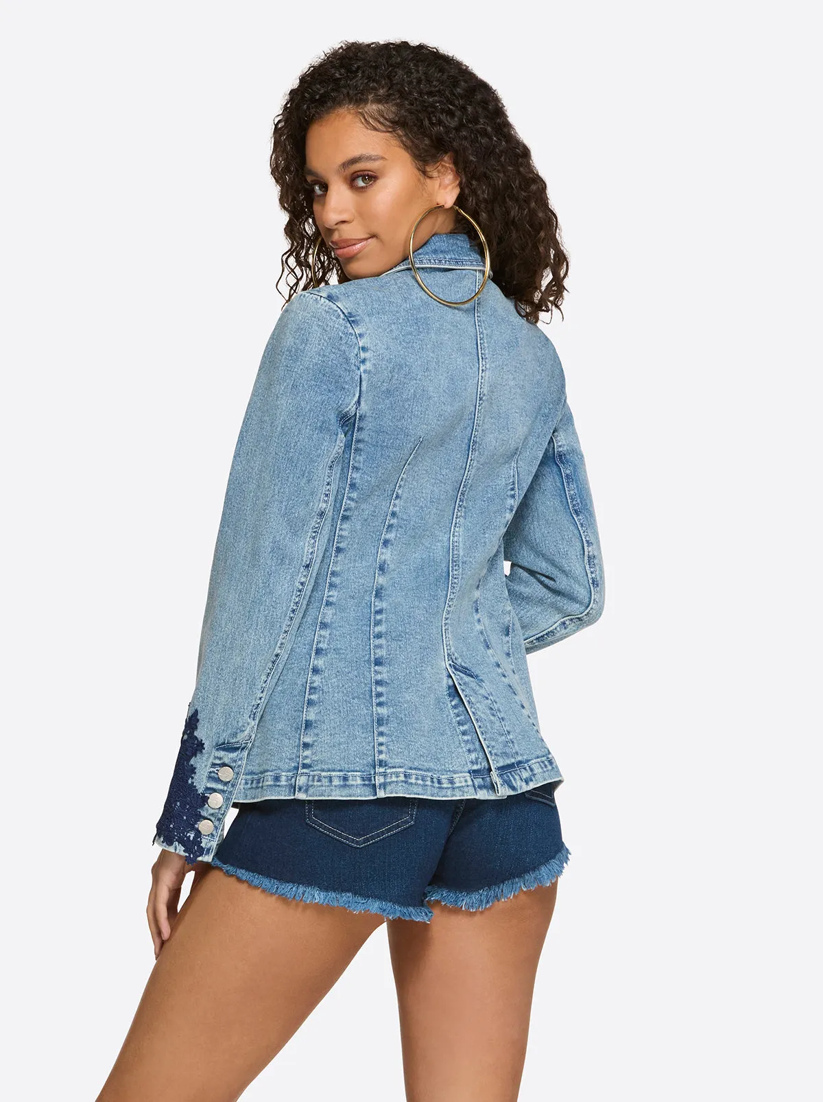 Fitted Blazer in Reflection sold by Jessica Simpson product image thumbnail 3