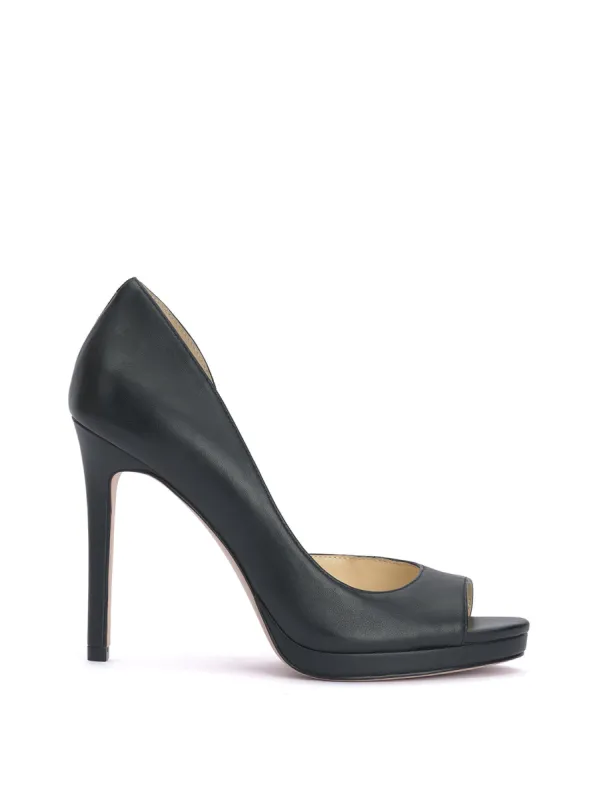Kimli Peep Toe Pump in Black sold by Jessica Simpson