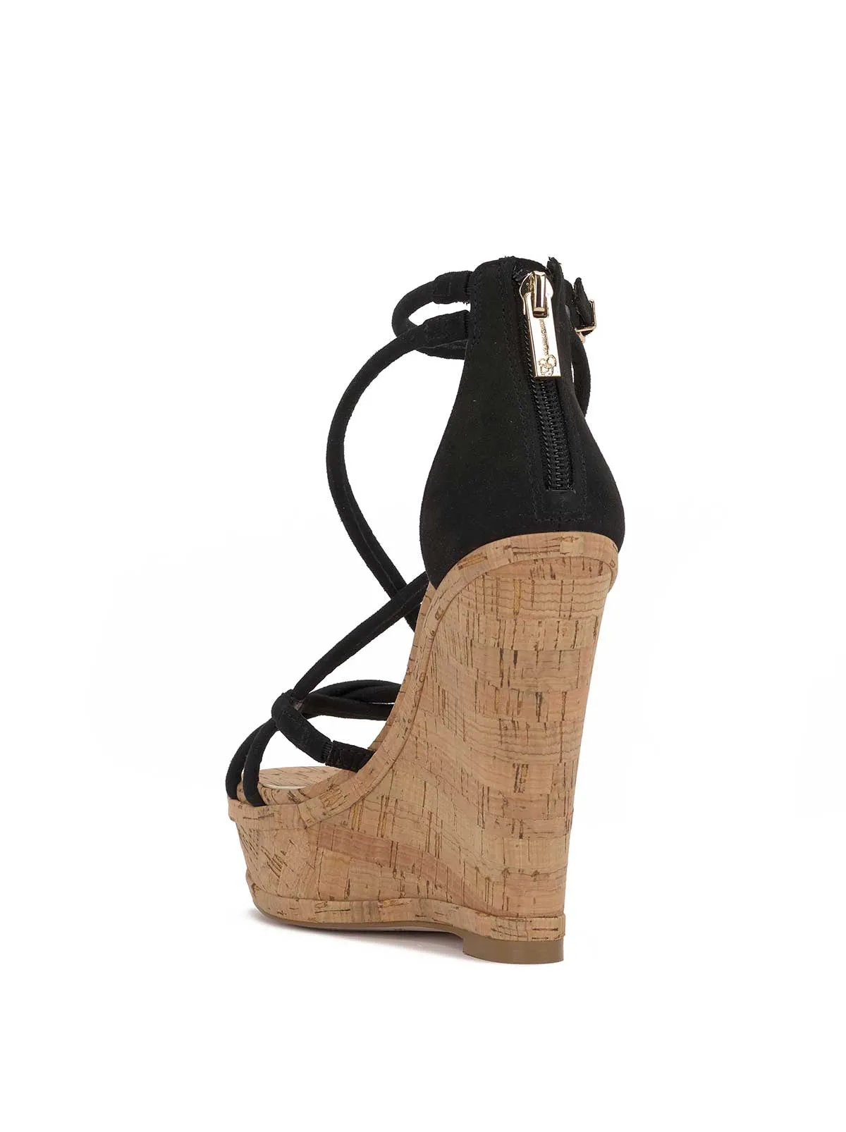 Olype Strappy Wedge Sandal in Black sold by Jessica Simpson product image thumbnail 3