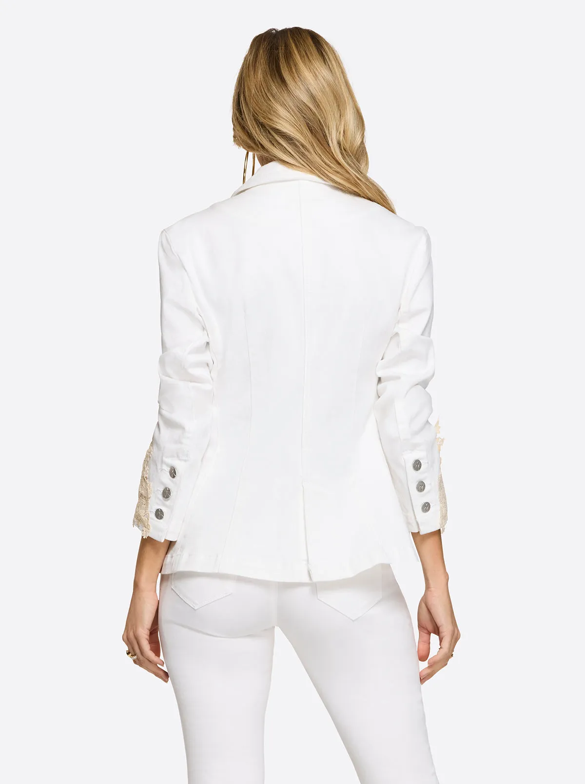 Fitted Blazer in White sold by Jessica Simpson product image thumbnail 3