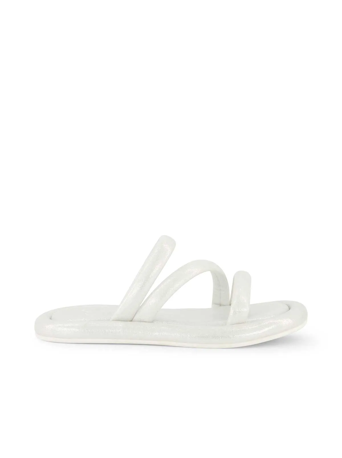 Girls' Kaylen Strap Slippers in Silver sold by Jessica Simpson