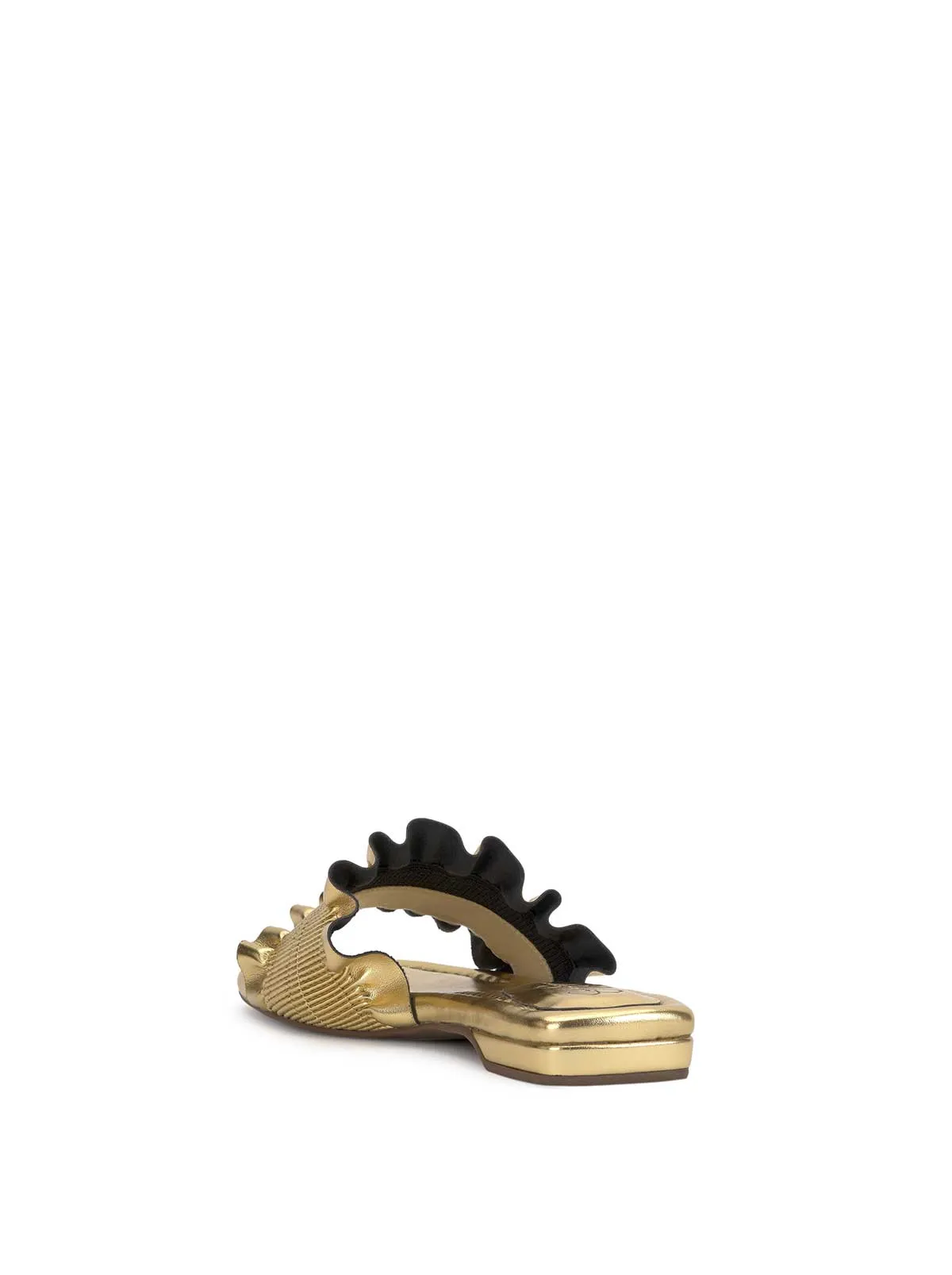 Camessa Smocked Sandal in Gold sold by Jessica Simpson product image thumbnail 3