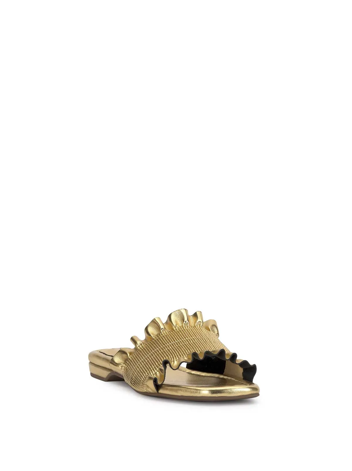 Camessa Smocked Sandal in Gold sold by Jessica Simpson product image thumbnail 4