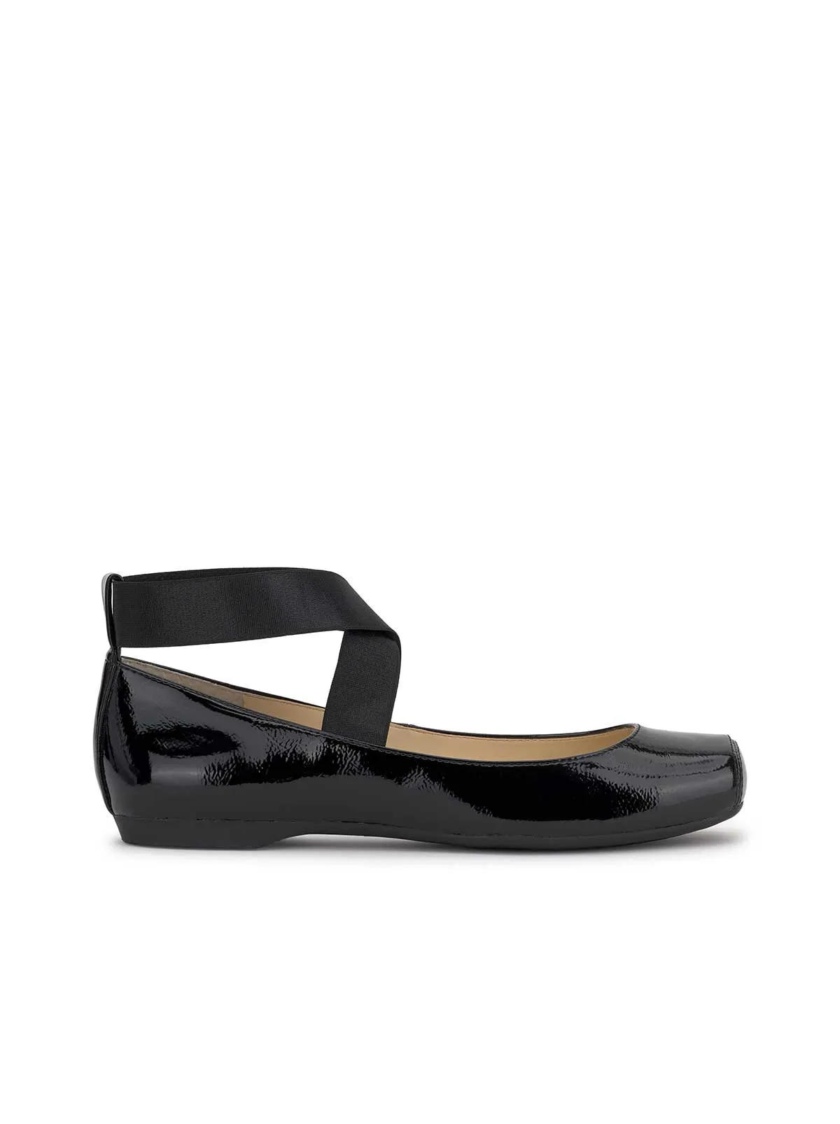 Mandalaye Ballet Flat in Black Patent sold by Jessica Simpson