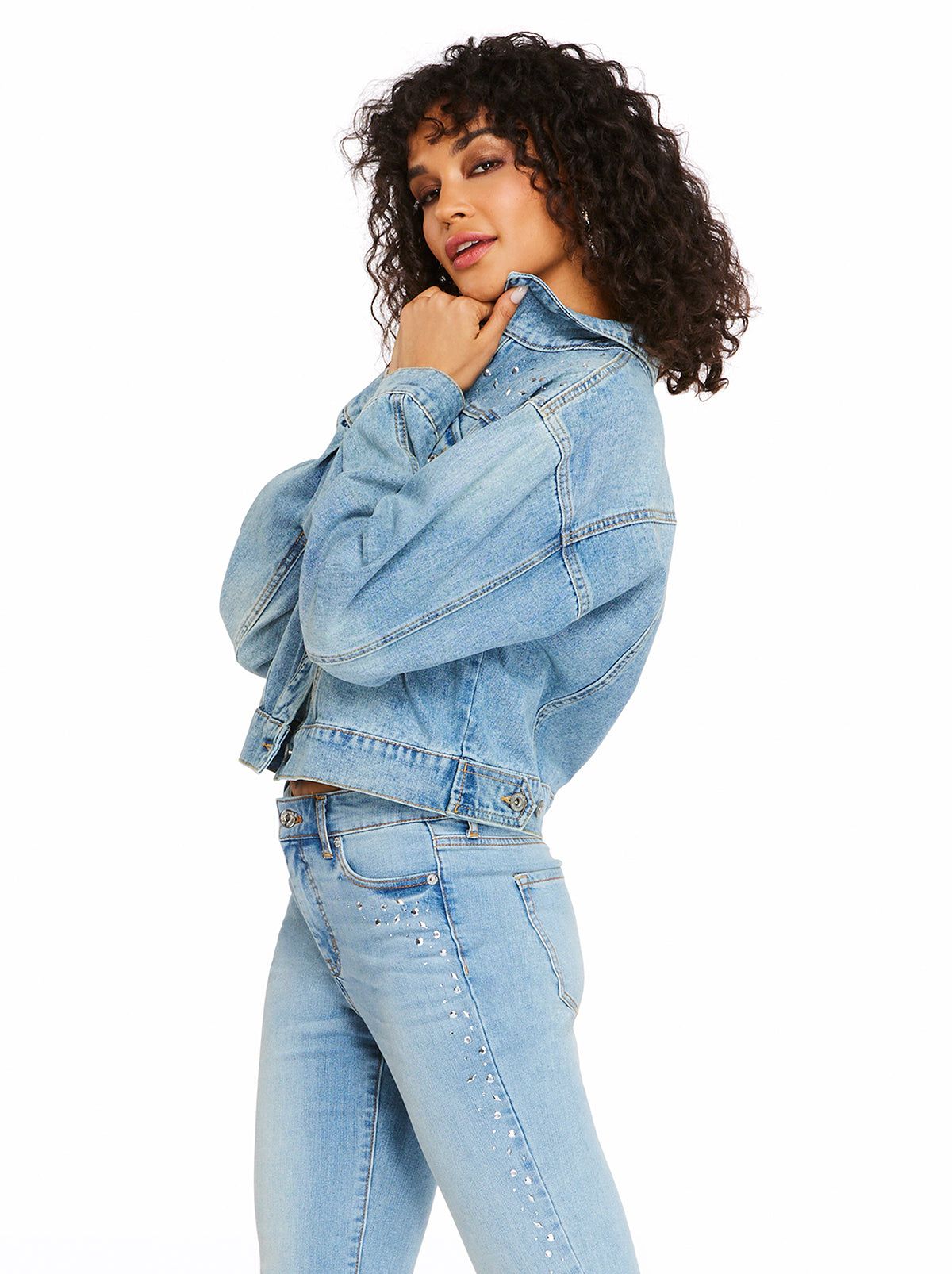 Austin Jacket in Into the Blues sold by Jessica Simpson product image thumbnail 2