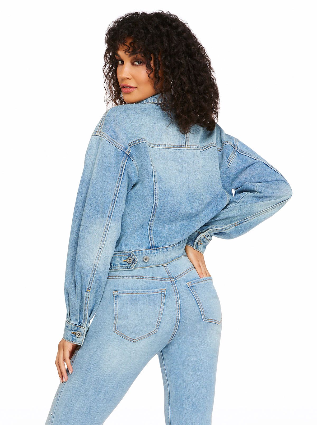 Austin Jacket in Into the Blues sold by Jessica Simpson product image thumbnail 3