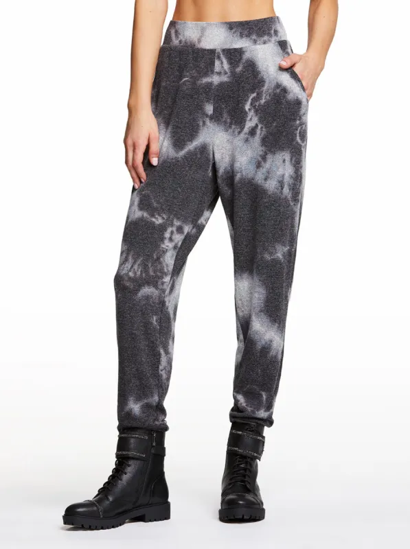Riya Tie dye Pant in Black Tie Dye sold by Jessica Simpson