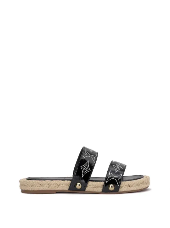 Jasdin Espadrille Sandal in Black sold by Jessica Simpson