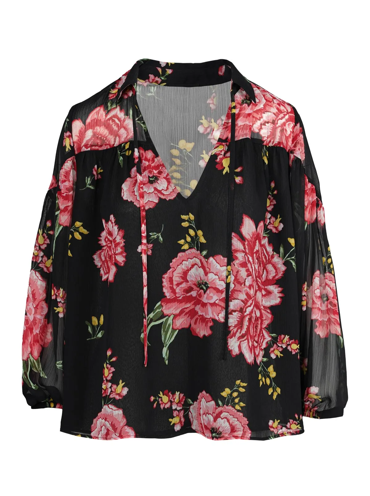 Doris Blouse in Sketchy Roses sold by Jessica Simpson product image thumbnail 2
