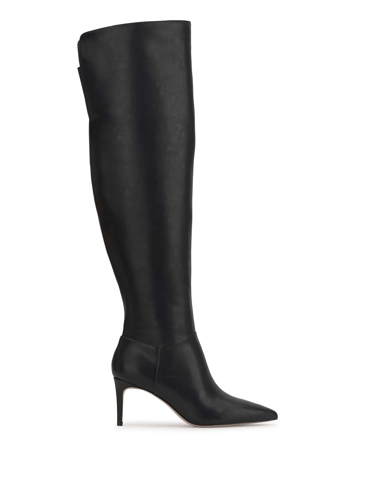 Verity Stiletto Boot in Black Leather sold by Jessica Simpson