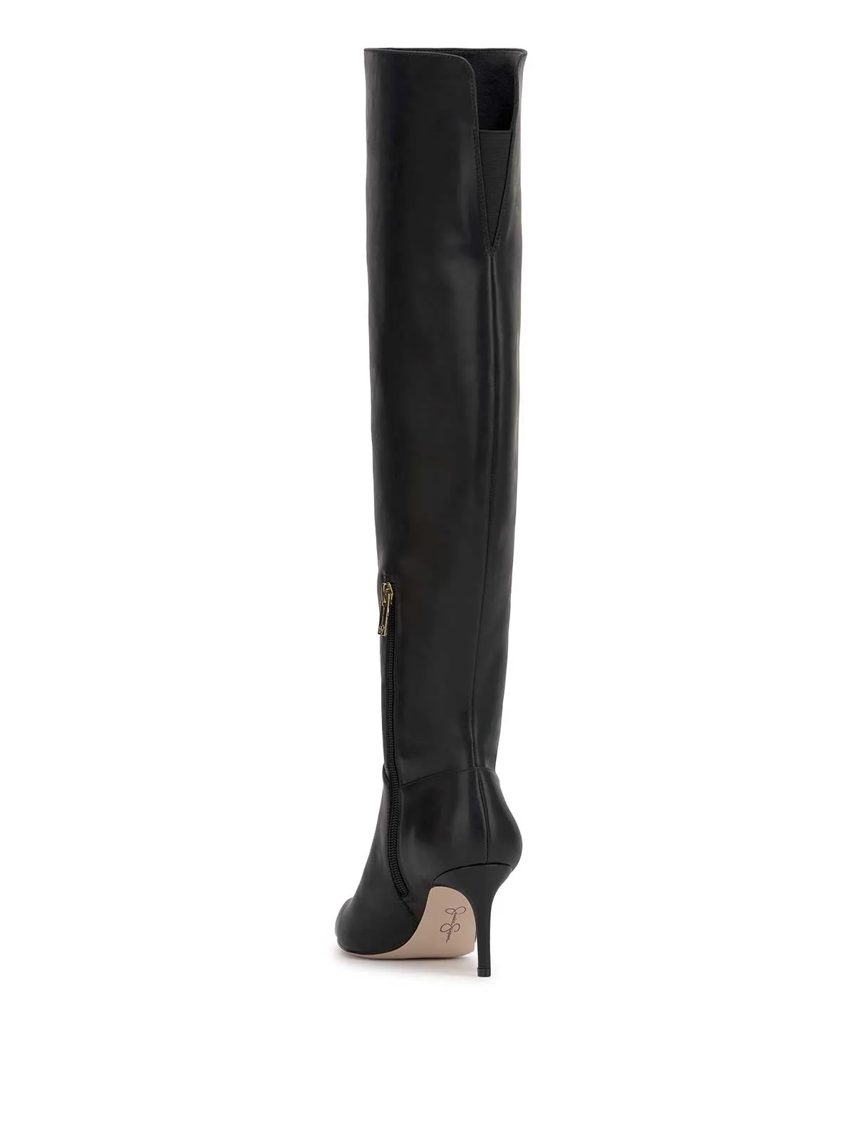Verity Stiletto Boot in Black Leather sold by Jessica Simpson product image thumbnail 3