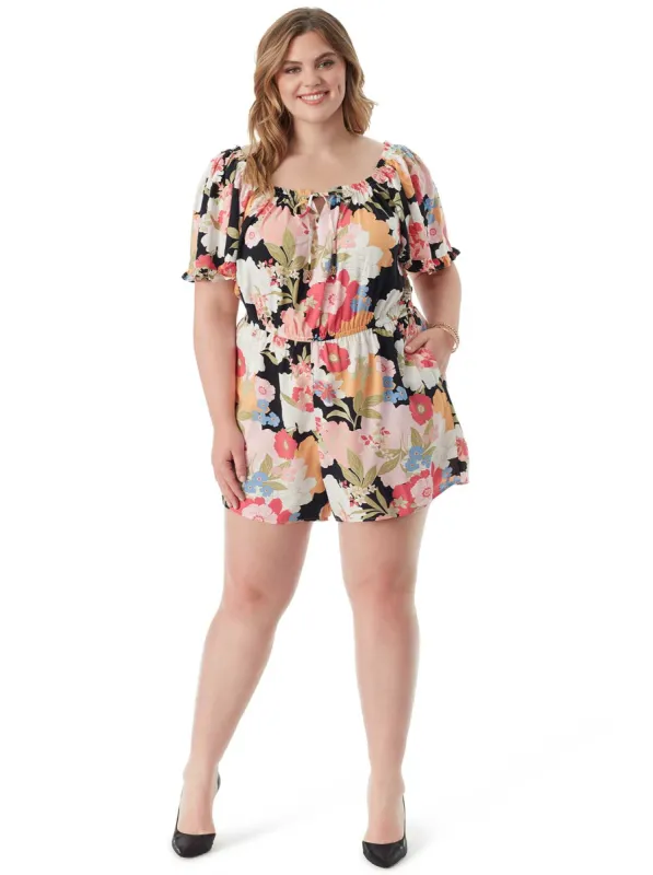 Johanna Romper in Blooms In The Bay sold by Jessica Simpson