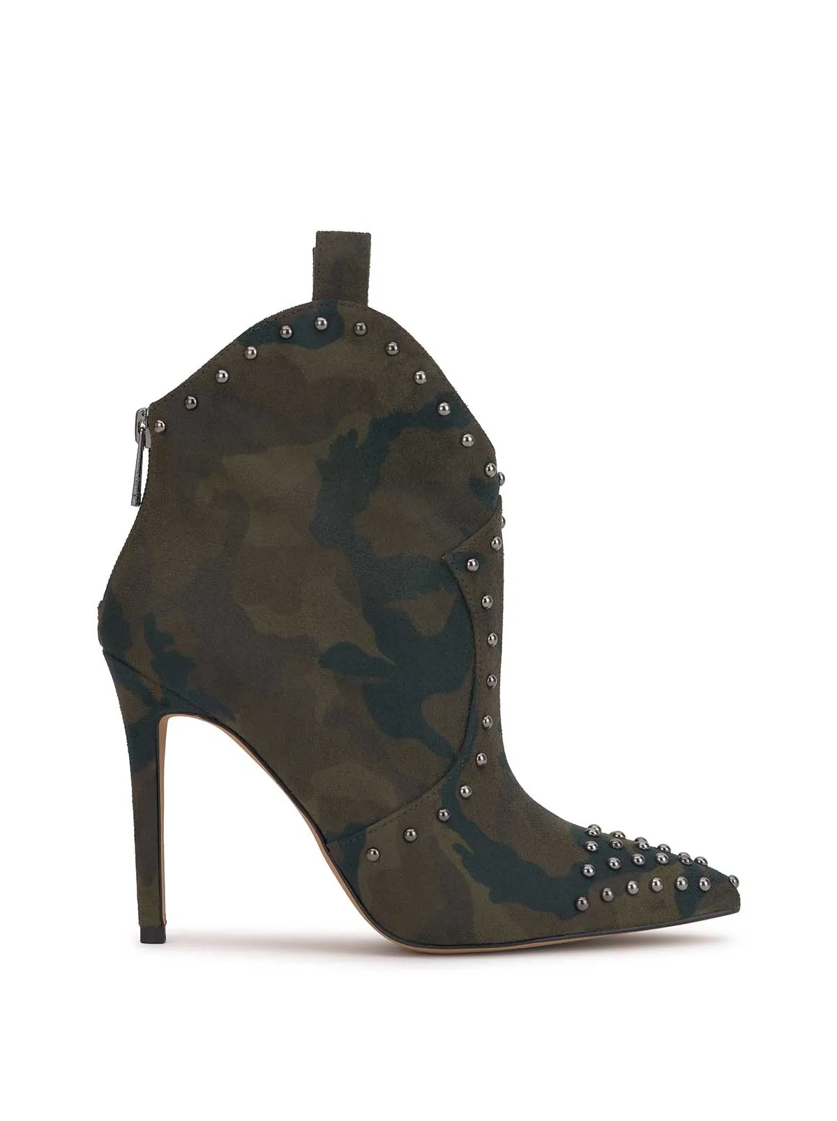 Pixillez Studded Bootie in Camo sold by Jessica Simpson