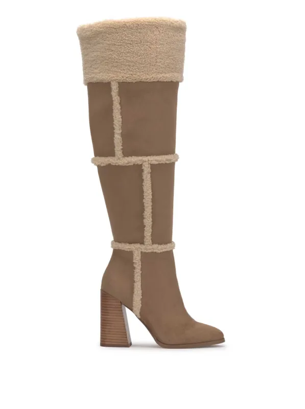 Rustina Over The Knee Boot in Sandstone sold by Jessica Simpson