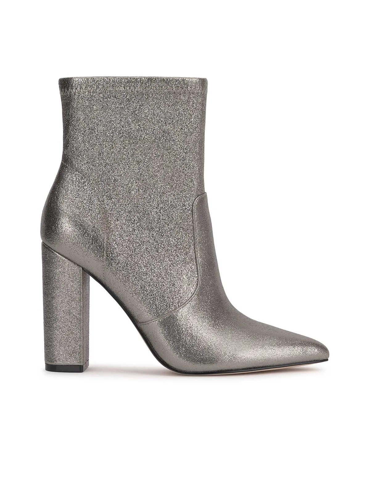 Narelle Pointed Toe Bootie in Pewter sold by Jessica Simpson