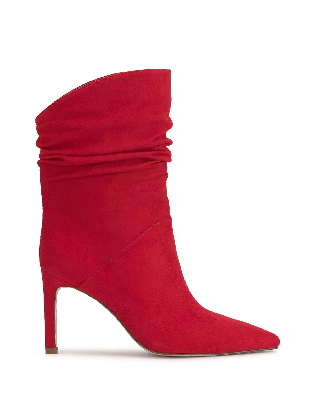 Elisti Scrunch Bootie in Red Muse sold by Jessica Simpson