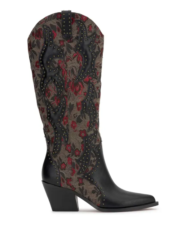 Zaikes Western Boot in Rosette Tapestry sold by Jessica Simpson