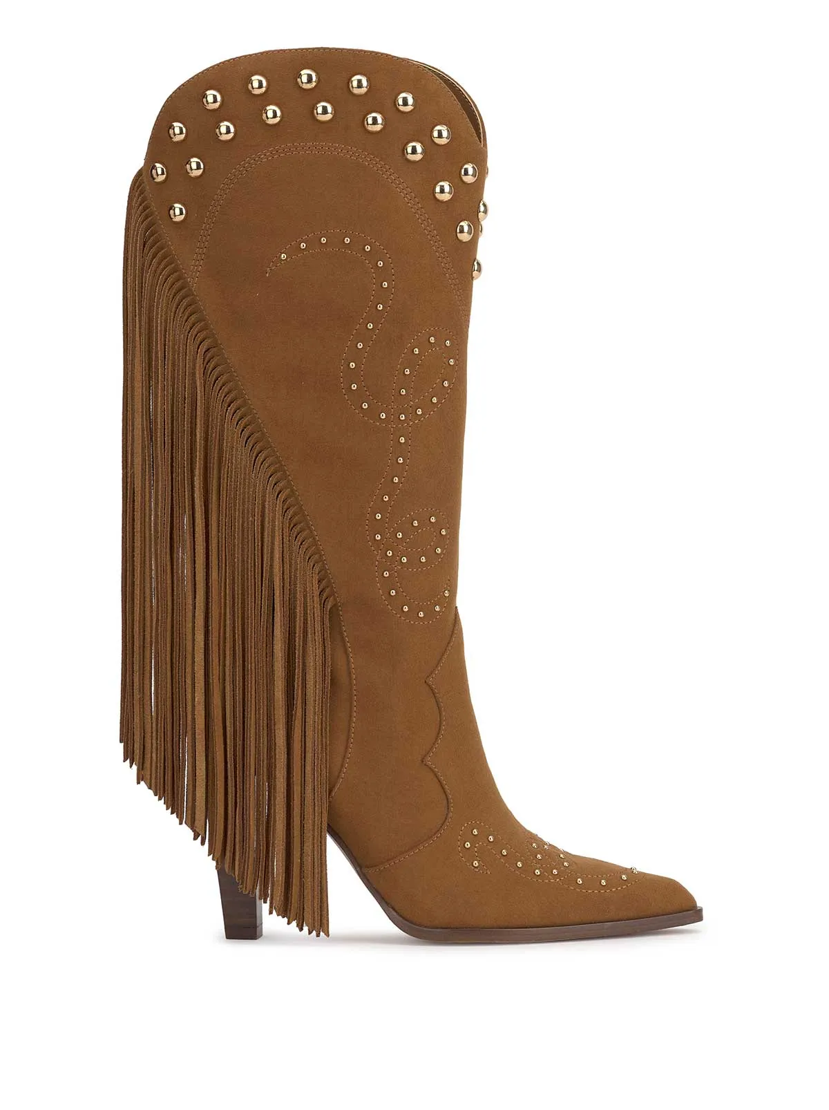 Rosera Studded Fringe Boot in Tuscan Tan sold by Jessica Simpson product image thumbnail 2