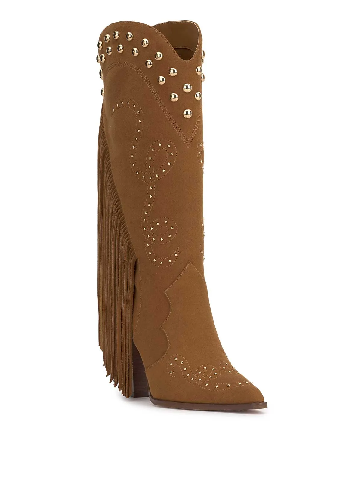 Rosera Studded Fringe Boot in Tuscan Tan sold by Jessica Simpson product image thumbnail 5