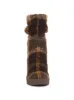 Mynette Slouch Wedge Bootie in Mocha Combo sold by Jessica Simpson