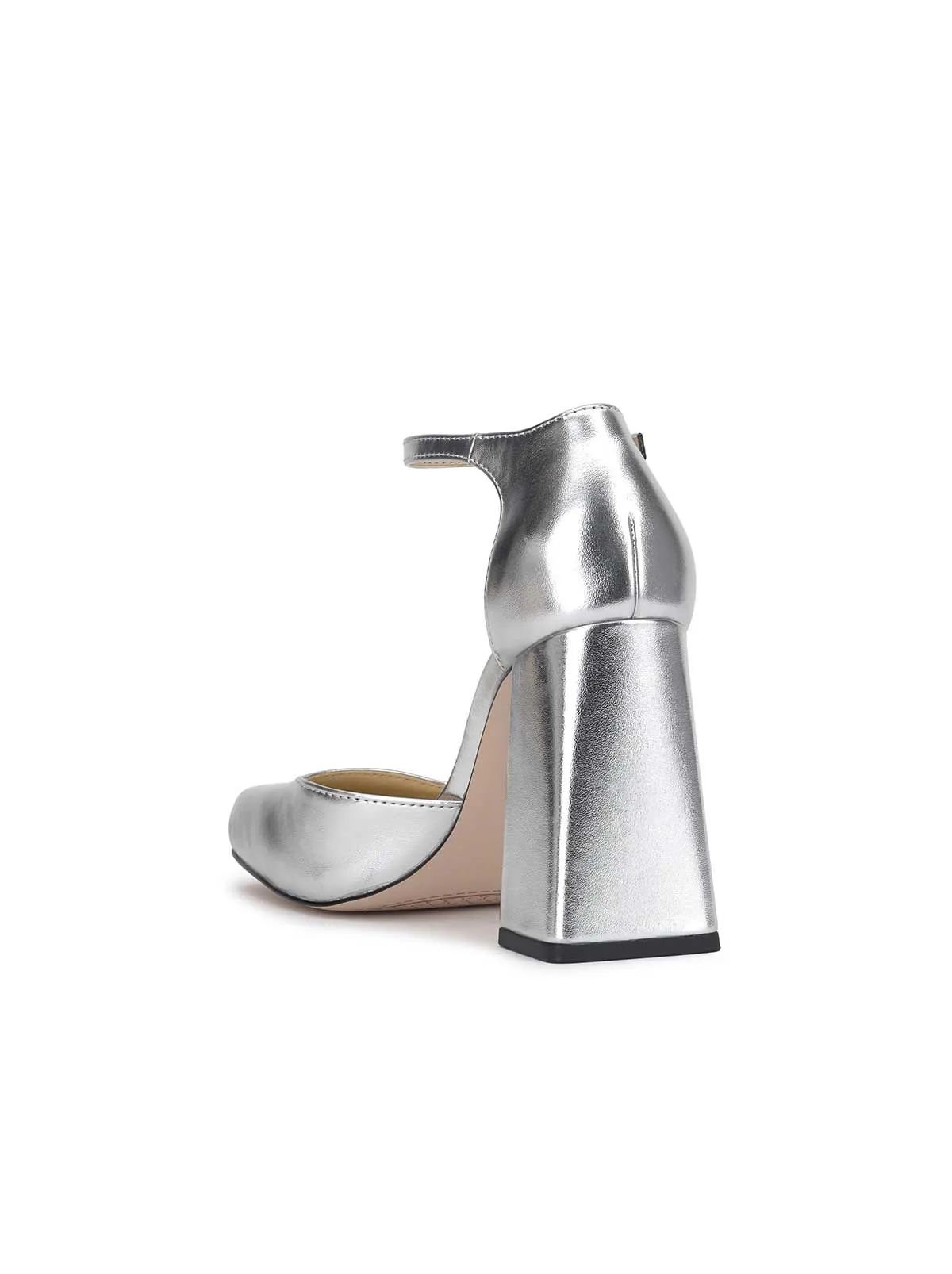 Lollah Block Heel Pump in Silver sold by Jessica Simpson product image thumbnail 3