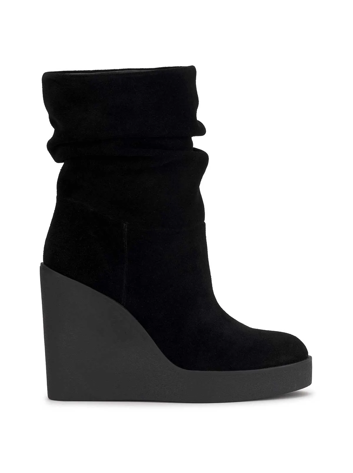 Mynette Slouch Wedge Bootie in Black sold by Jessica Simpson