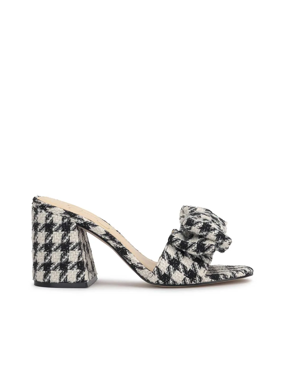 Romilda Block Heel Sandal in Black/White sold by Jessica Simpson