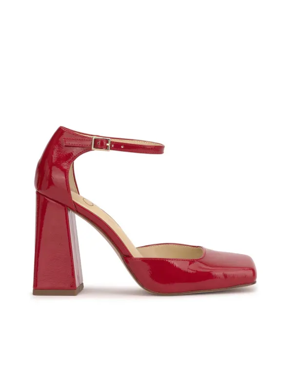 Lollah Block Heel Pump in Red Muse sold by Jessica Simpson