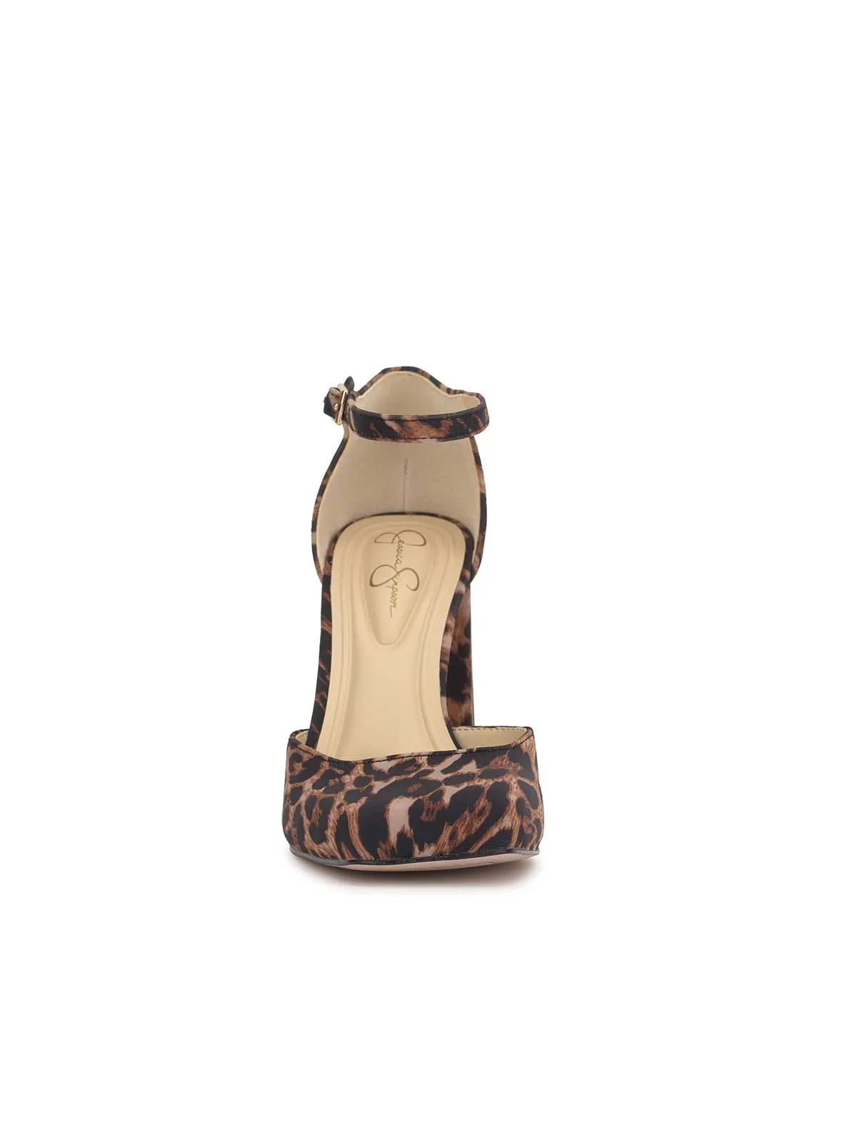 Lollah Block Heel Pump in Leopard sold by Jessica Simpson product image thumbnail 4