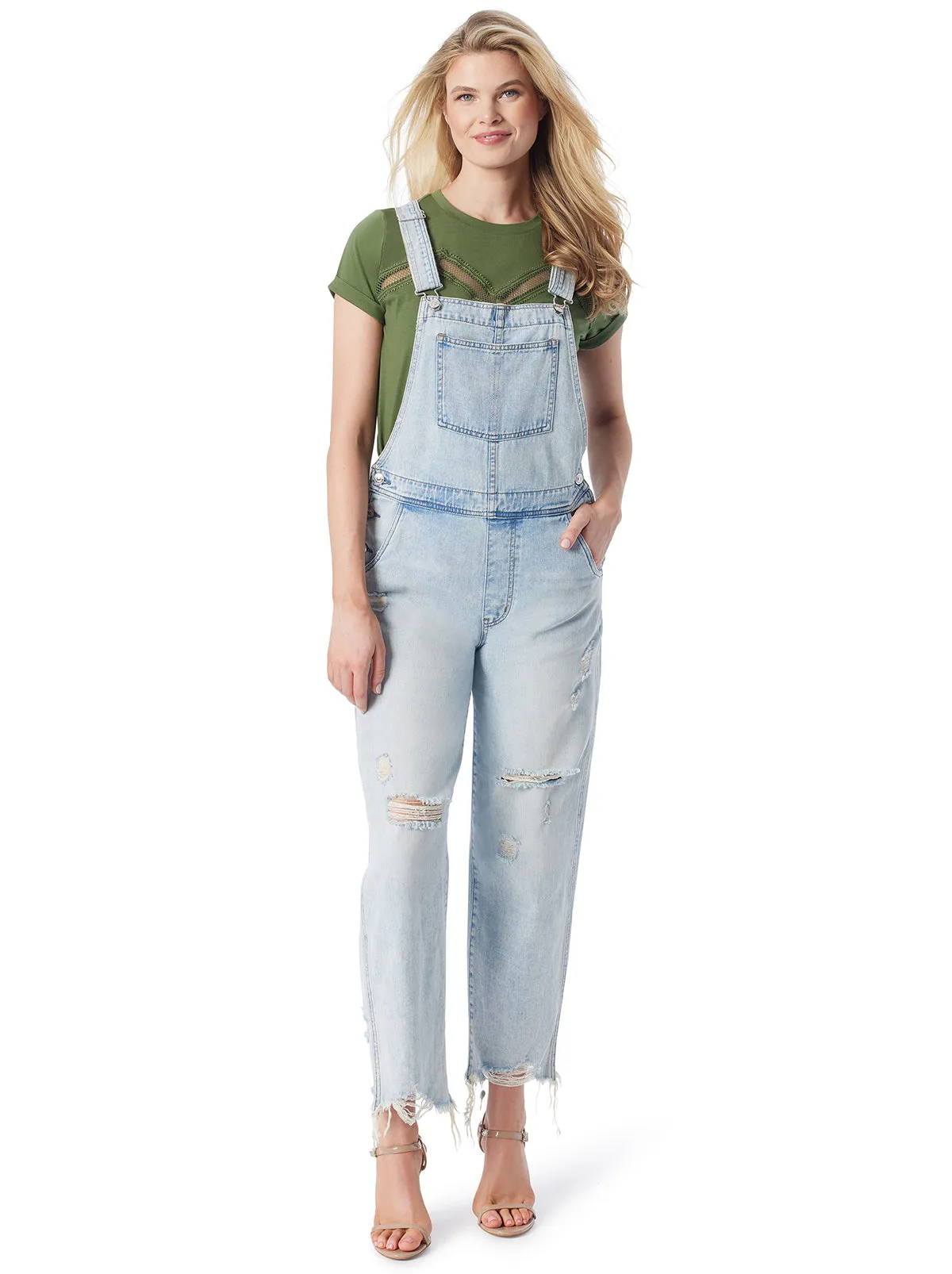 Baggy Overalls in Folklore sold by Jessica Simpson product image thumbnail 3