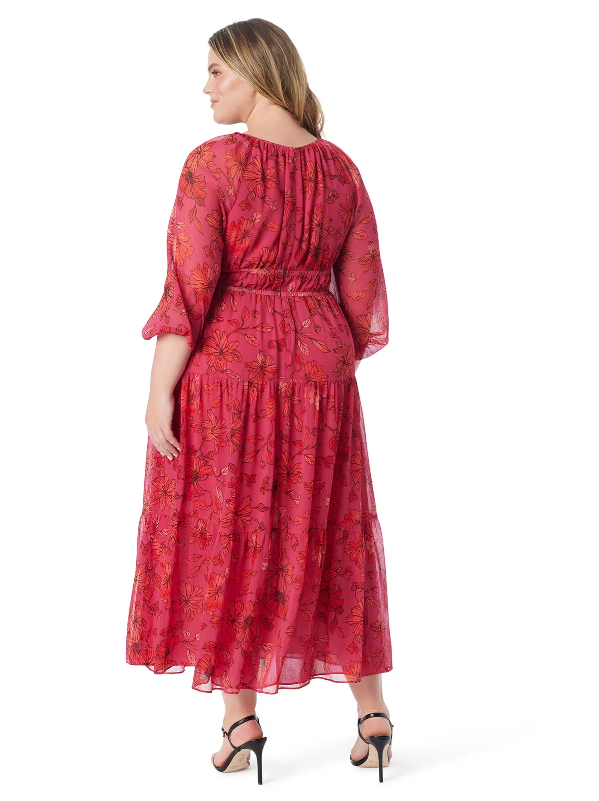 Adeline Maxi Dress in Outlined Blossoms sold by Jessica Simpson product image thumbnail 2