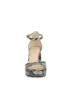 Kaliah Platform Sandal in Chrome Snake sold by Jessica Simpson