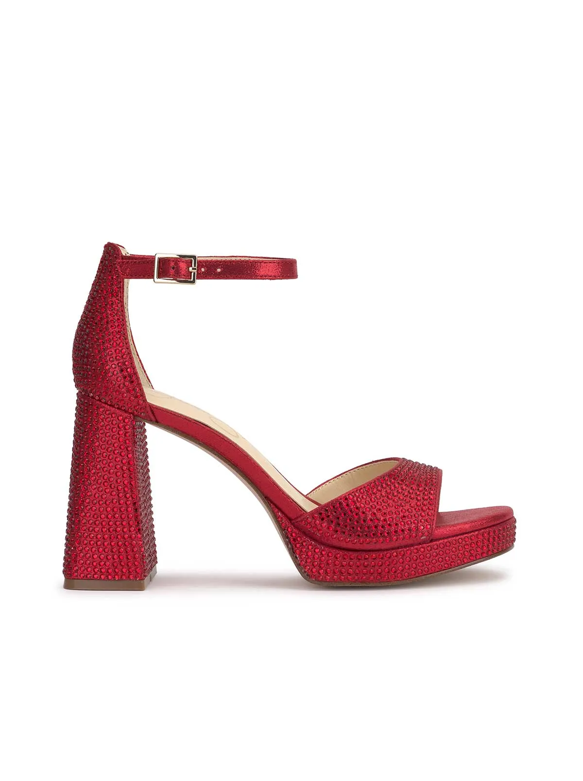 Kaliah Platform Sandal in Red Muse sold by Jessica Simpson