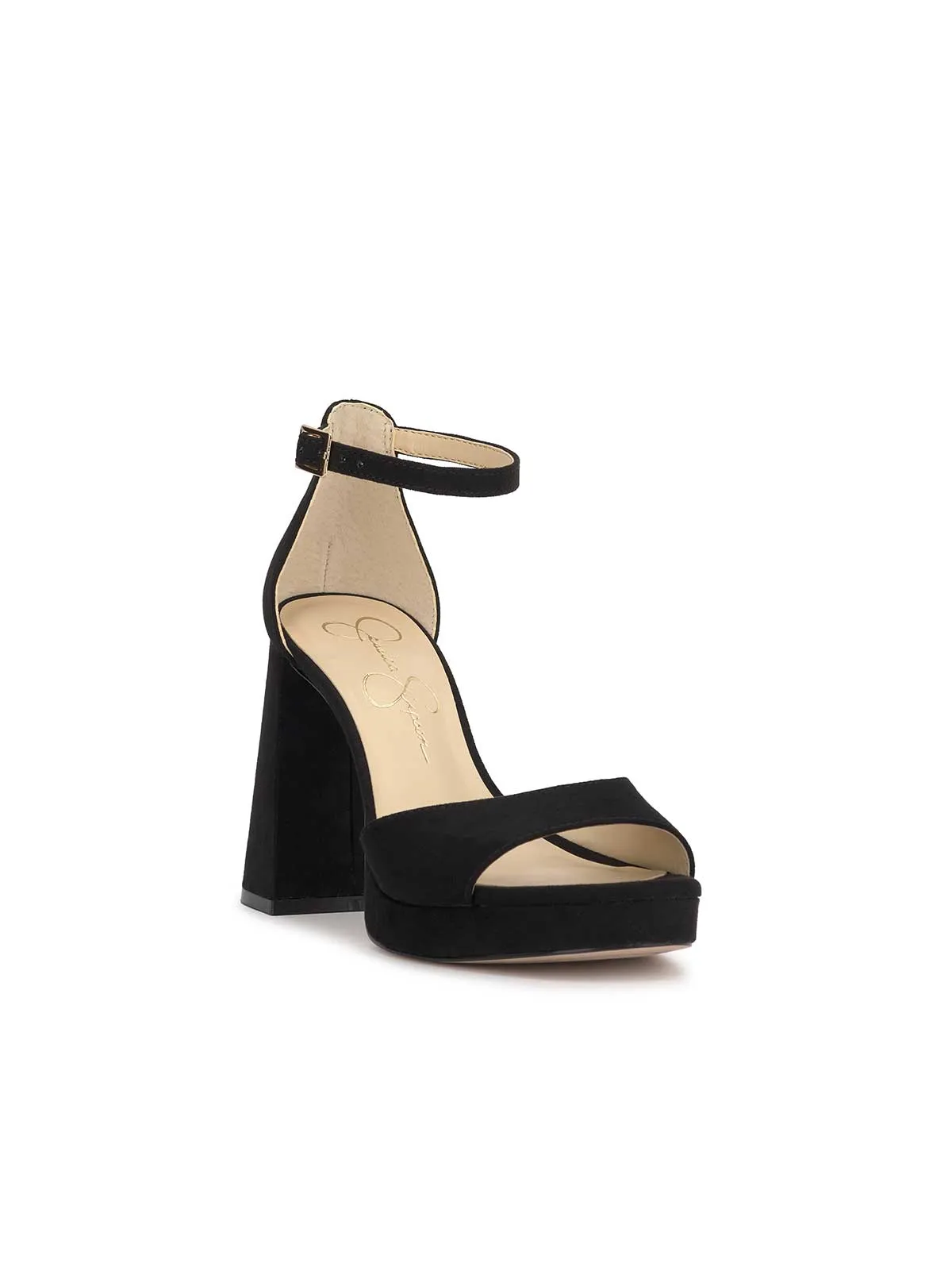 Kaliah Platform Sandal in Black Suede sold by Jessica Simpson product image thumbnail 4