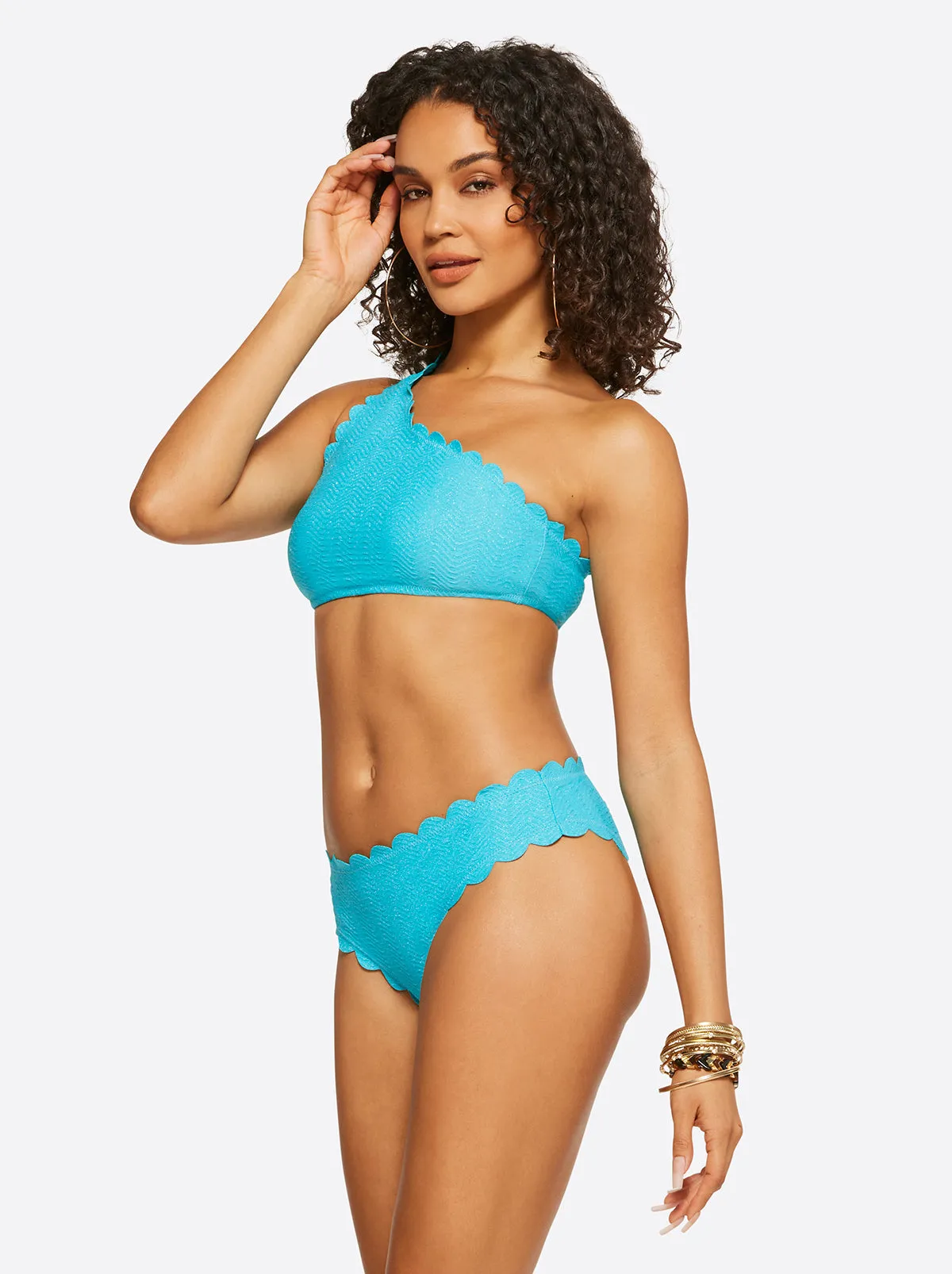 Under the Sea One Shoulder Top in Paradise Sky sold by Jessica Simpson product image thumbnail 2