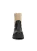Ulalie Lug Bootie in Black & Shearling sold by Jessica Simpson